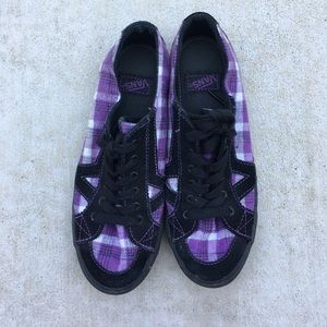 Women’s Purple Plaid Vans